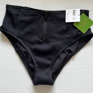KATE SPADE worn once bottom black high sides zip front size M